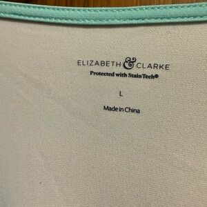 Elizabeth & Clarke Elegant Maxi Dress - Soft Cream and Mint